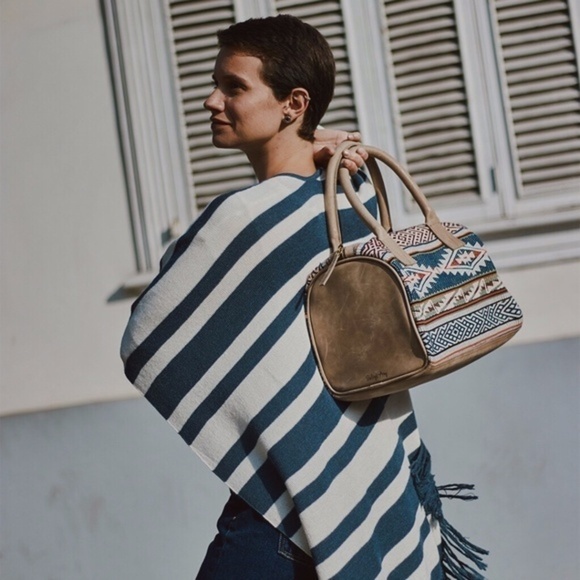 Anthropologie Siblings Army Carillo Bag - Picture 2 of 10